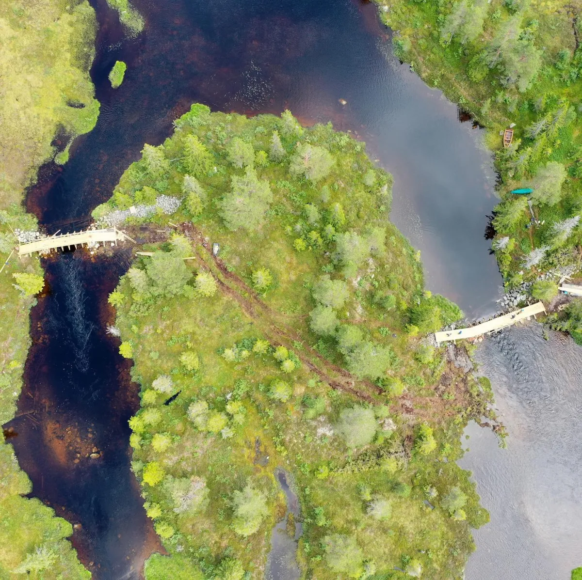 Seljord Turlag has finished the bridges at Slåkå in Grunningsdalen!