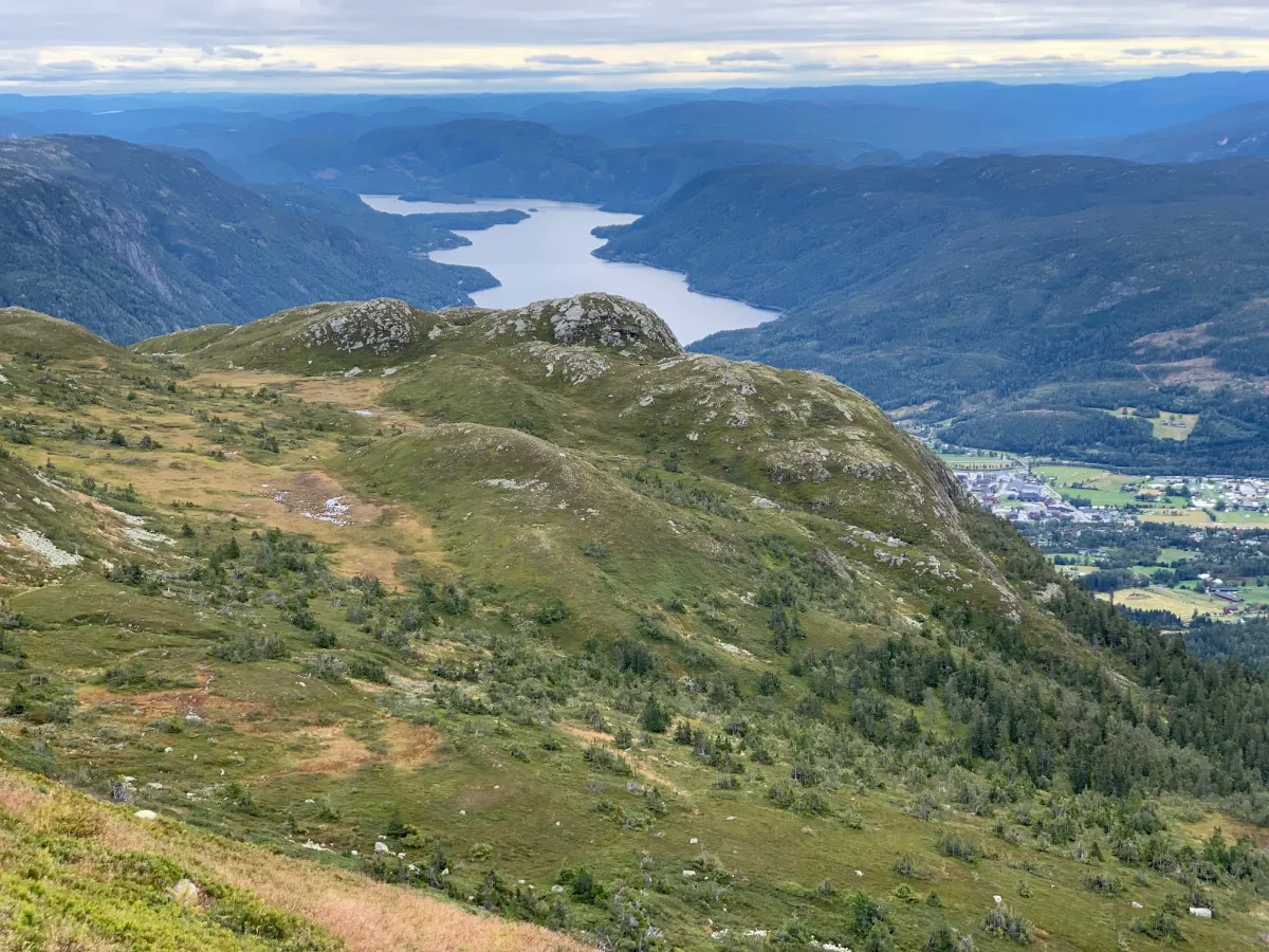Flott utsikt